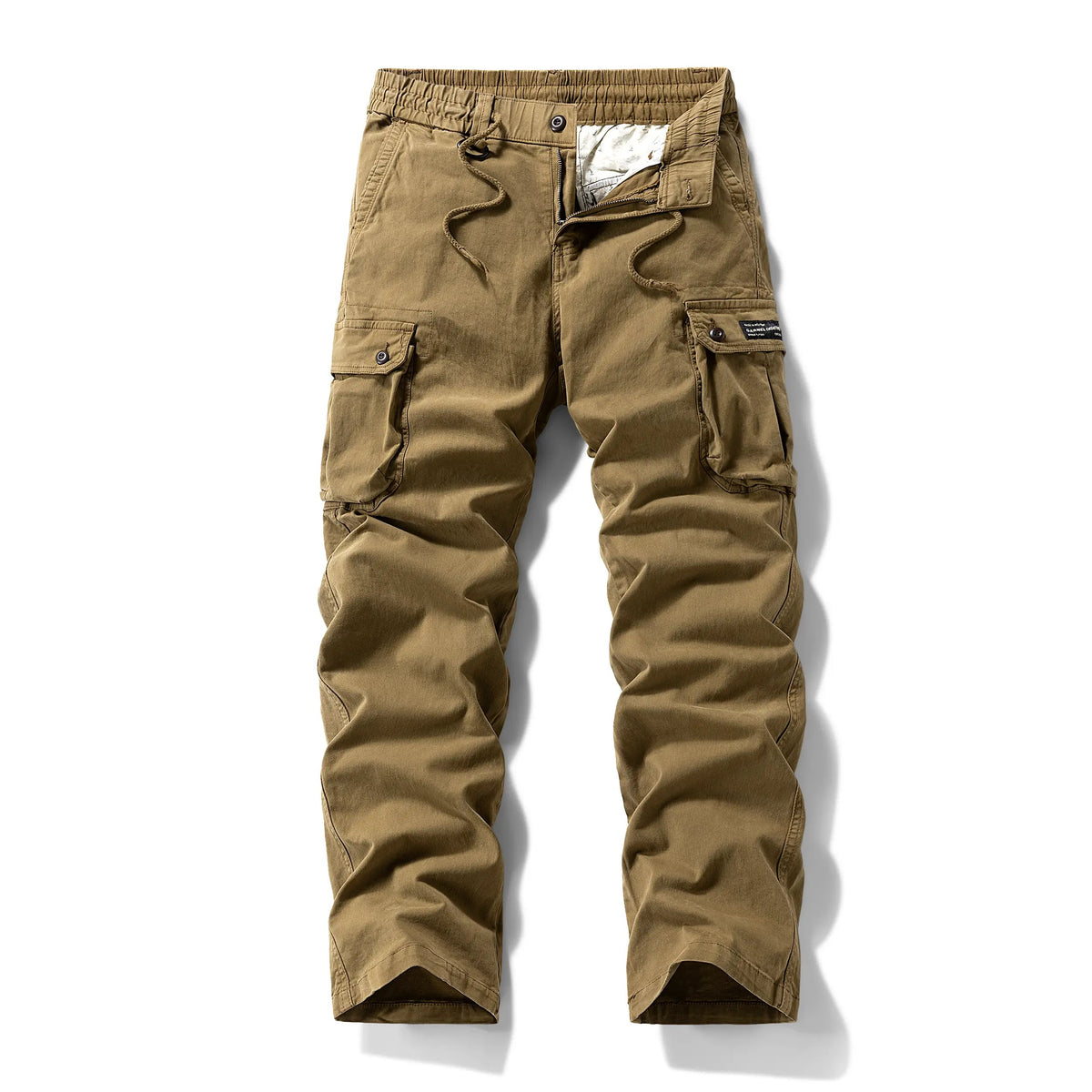 Vanteix - Vintage Washed Relaxed Tapered Work Pants for Men