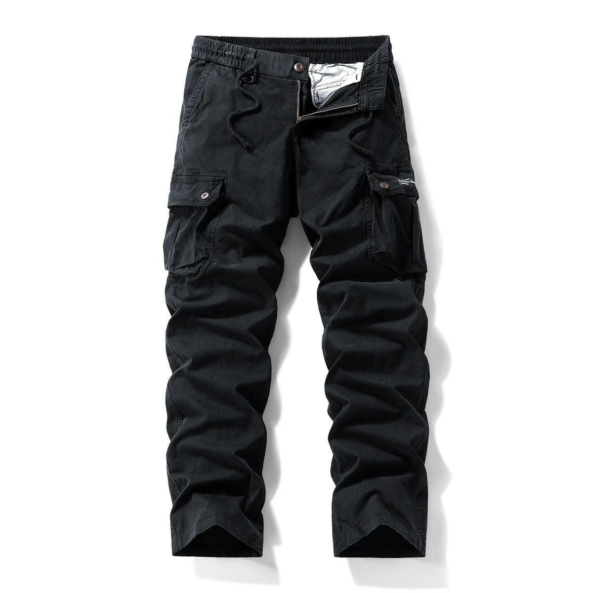 Vanteix - Vintage Washed Relaxed Tapered Work Pants for Men